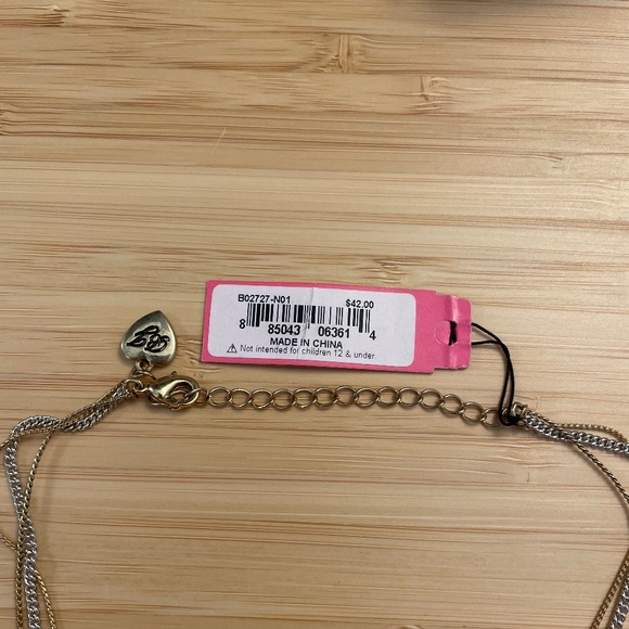 Betsey Johnson Ballerina Necklace with Pink Bows Nutcracker Swan Lake - Picture 4 of 4